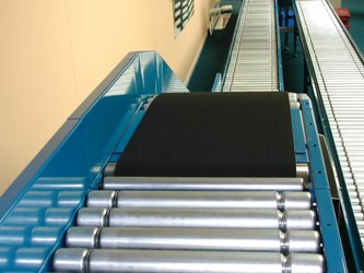 Belt and Roller Swan Neck Conveyor System